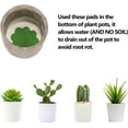 thumbnail image 4 of 5Pack Upgraded Flower Pot Hole Mesh Pad, 2 inch Non-Woven Fabric Flower Shape Bonsai Mesh Bottom ,Soil Mat Prevent Soil Loss, 4 of 6