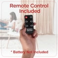 thumbnail image 2 of Calentador portátil BLACK+DECKER oscilante de 1500 W con mando a distancia, 2 of 8