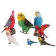 thumbnail image 1 of Modelos Pájaros Artificiales Modelo Loro Realista Estatua Pájaro Jardín Adornos, 1 of 9