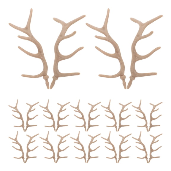 BEADCEST Craft Twigs Sticks Plastic Khaki Diy Crafts 12 Pairs 3.5X1.2In