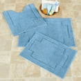 thumbnail image 2 of Collections Etc Elegant Serene 3-Piece Non-Slip Tufted Bath Rug Set, 2 of 4