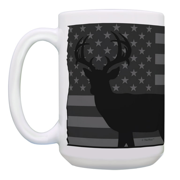 Realtree American Deer Buck Logo Hunting Camo Mug Coffee Mugs Tea