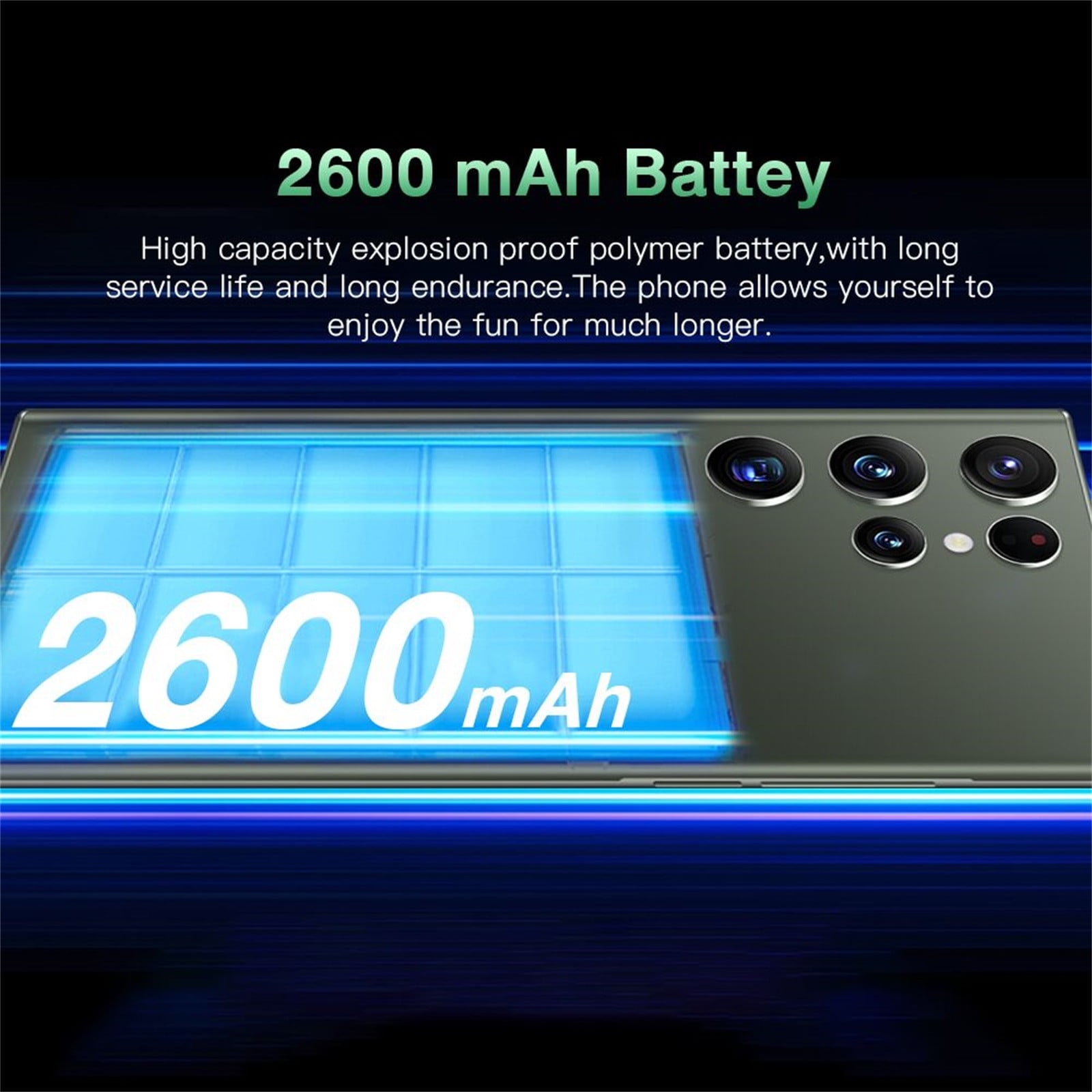 HOMBOTI Cell Phone Clearance Smartphone Straight Talk S23 3G Smartphone 6.7-inch HD Standby Card Slot 2+16G Memory 2600mAh Battery Support Extension 128g Face Unlock