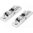 thumbnail image 3 of 2Pcs Push-pull Window Pulley Zinc alloy Flat/Concave Double Wheel Balance Adjustment Angle Wheel Slide Doors Window pulley Metal Axles Window Pulley Door Sliding Two Rollers Wheel, 3 of 7