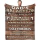 thumbnail image 1 of LHSHID Dad Birthday Gift from Daughter Christmas Birthday Gifts for Dad from Son Fathers Day Presents for Dad from Kids Cool Gifts for Daddy Who Wants Nothing Dad Throw Blanket 60"x80", 1 of 7