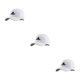 thumbnail image 4 of Gorra Qarigey Dura de Poliéster Algodón Blanco Talla Única, 4 of 6