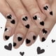 thumbnail image 4 of Uñas postizas para San Valentín, uñas acrílicas cortas y brillantes, uñas de corazón, uñas postizas artificiales, 24 uñas postizas., 4 of 9