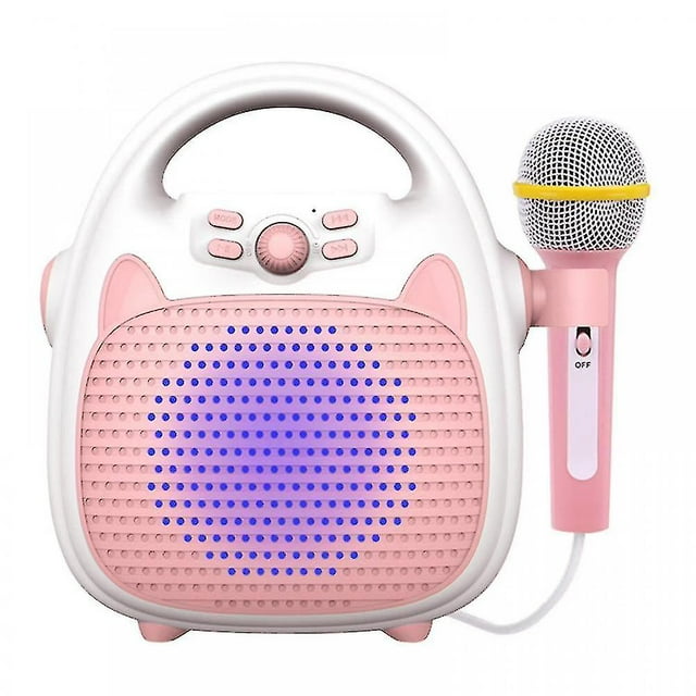 Reproductor de música inalámbrico Bluetooth para niños, máquina de Karaoke para cantar, altavoz de juguete para fiesta de niño y niña