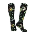 thumbnail image 2 of Knee High Socks for Men and Women, Sunflower Skull Boho Althletic Compression Socks, Support Long Tube Socks for Outdoor Sport, Calf Socks, High Stockings for Women Men, 2 of 7