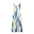 thumbnail image 4 of Erwazi Women's Summer Floral Print Maxi Dresses Sleeveless Spaghetti Strap V Neck Casual Dress, 4 of 5