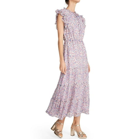 UPC: 0192115889424 | BB Dakota by Steve Madden Women s Chiffon Midi Dress White Ditsy Floral  Medium