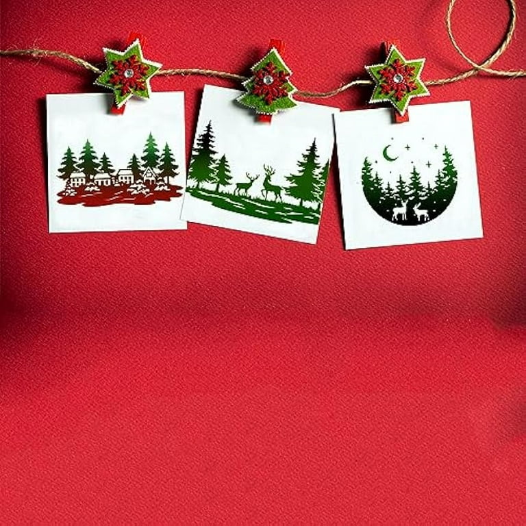 TEHAUX 3pcs Christmas Snowflake Stamp Kids Crafts Kids Arts and Crafts DIY  Stamps Decorative Stamps Wooden Stamps Card Wooden Stamp DIY Crafting Stamp