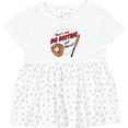 thumbnail image 3 of Inktastic That's My Big Brother out There Baseball Girls Baby Dress, 3 of 5
