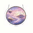 thumbnail image 2 of Round Acrylic Puzzle Suncatcher - Stained Glass Style Window Hanging Dreamy For Home Decor, 2 of 6