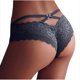 thumbnail image 4 of Puntoco Ropa interior para mujer, bragas con encaje de color liso, cintura media baja, alta elasticidad, realce de glúteos, culturismo, forma de T, 4 of 4