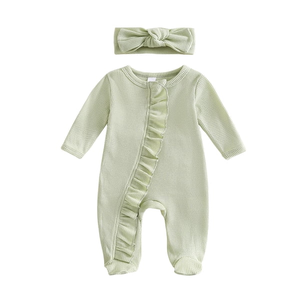 Niña Bebé Vestido de Manga Larga Cómodo Suave Transpirable Tela Otoño Invierno Sudadera para Viajes Diarios Casa Vacaciones Niña Bebé Manga Larga Romper