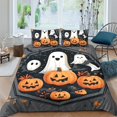 thumbnail image 1 of Comforter Cover Set Cartoon Ghost Pumpkin Printed Bedspreads Newly Design Halloween Bedroom Decor, 1 of 4