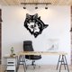 thumbnail image 5 of Arte de pared Vevor escultura de silueta de animal cabeza de lobo, 5 of 5