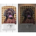 thumbnail image 2 of Carolines Treasures SC9224CNL Labrador Chocolate Fall Leaves Portrait Ceramic Night Light, 2 of 2