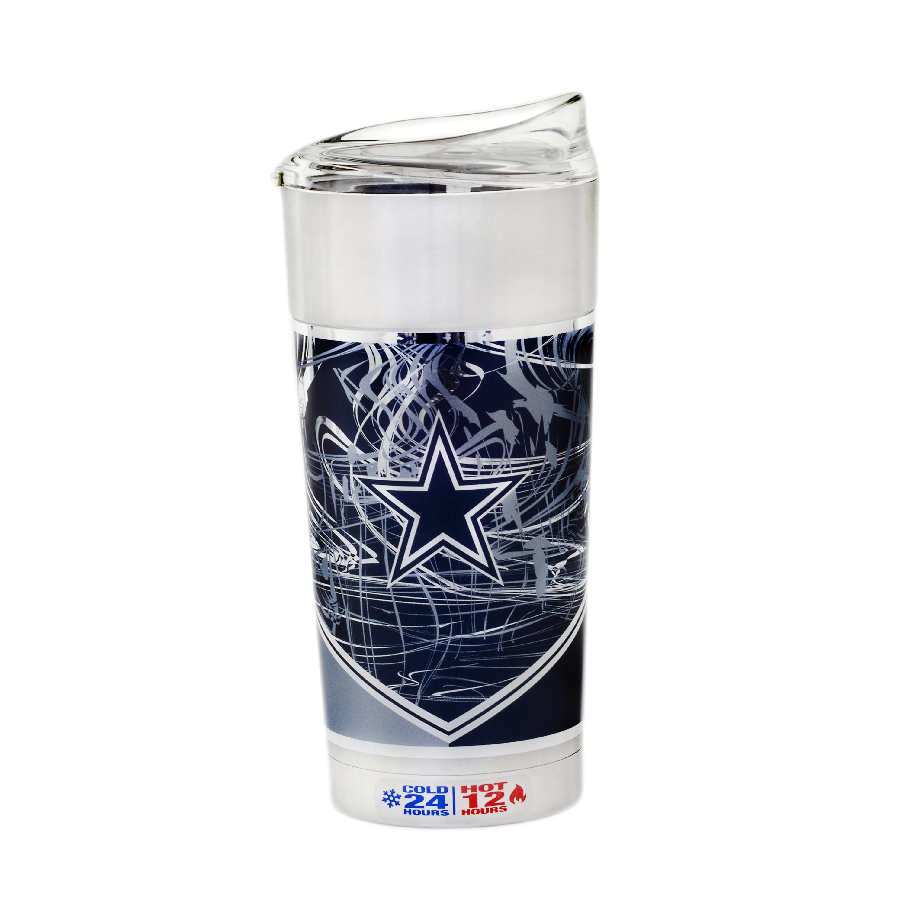 Dallas Cowboys Haters Tumbler 20oz Stainless Steel Skinny Straw Insulated  Cup