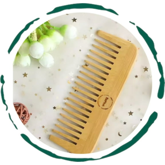 BeNat. Zero-Waste, Eco-Friendly Bamboo Comb for Men and Women. All-Hair Types.