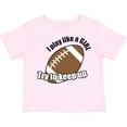thumbnail image 3 of Inktastic Football Like a Girl Girls Toddler T-Shirt, 3 of 5