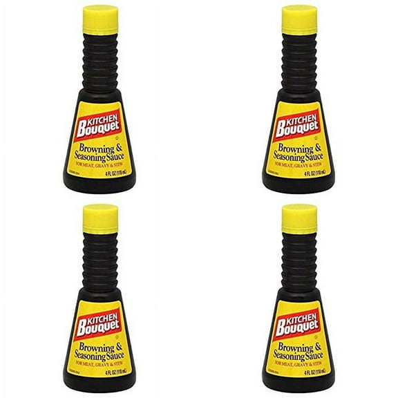 Kitchen Bouquet Browning and Seasoning Sauce - 4 oz Pack of 4