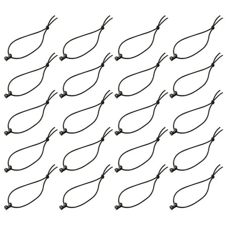 

Etereauty 20pcs Elastic String Clip String Hook Backpack Accessories Elastic Strap Clip