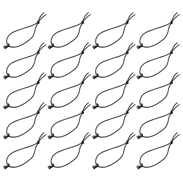 Miangastore 30pcs Hook Dominators with Elastic String Durable Elastic Strap Management Tools