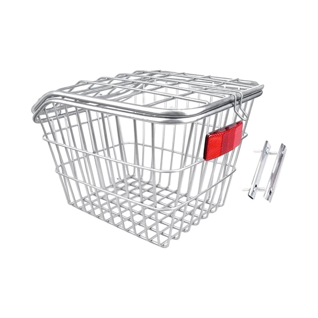 S SERENABLE Panier Arrière de Vélo Panier de Rangement Portable pour Femmes Hommes avec Réflecteur de Vélo pour Randonnée Vélo Pliant Enfant