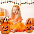 thumbnail image 3 of TOPRenddon LED Light Halloween Trick or Treat Bags Halloween Candy Bags Light Up Goodie Bags Light Up Candy Bags Multipurpose Reusable Goody Bucket for Kids Halloween Party Supplies, 3 of 5