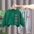 thumbnail image 2 of TOWED22 Baby Boy Outfits Baby Sweatshirt Tops Elastic Long Pants Set Toddler Boys Girls Fall Clothes(Blazer,2-3 Y), 2 of 4