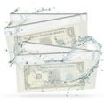 thumbnail image 4 of 8.5x4 Inch Money Bags with Zipper, 4Pcs Clear Cash Deposit Bank Pouch Envelopes Check Wallet for Coin Cosmetics Invioce Bill, White, 4 of 6