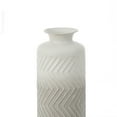 thumbnail image 4 of LuxenHome Set of 2 Gray and White Metal Bottle Vases, 4 of 10