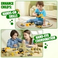thumbnail image 2 of Billeeit Sand Construction Kit with A Big Foldable Sandbox and 2.2lbs Magic Sand, Truck Sand Construction Toys Including Castle Molds and Other Access, 2 of 7