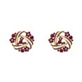 thumbnail image 3 of Guardurnaity Broches Alfileres Broche de pecho brillante Aleación de zinc con cristal Estilo de flor vintage Regalos para mujeres Accesorio de cristal morado 2Conjunto, 3 of 6