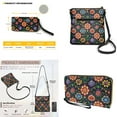 thumbnail image 5 of ZUXONGSY Boho Flower Print Ladies Crossbody Hobo Purse Combo - PU Leather Satchel with Lightweight Wallet, Waterproof Hobo Bag and Wallet Set for Shopping Work Business, 5 of 5