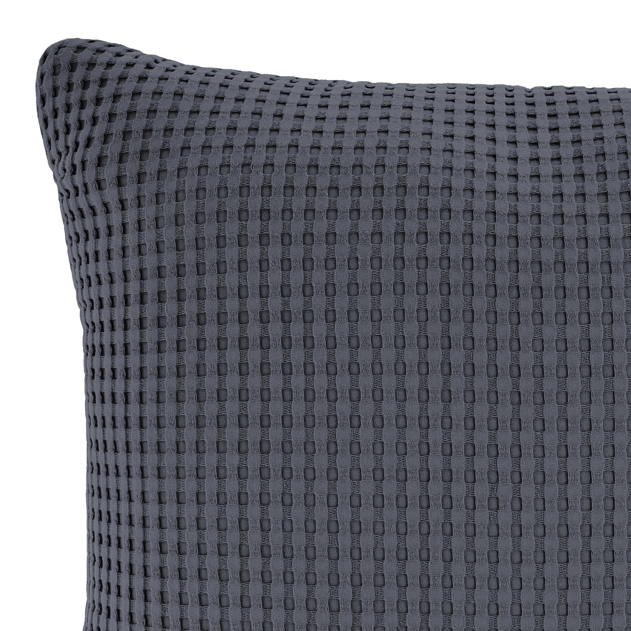Mainstays 22" x 22" Grey Waffle Knit Decorative Pillow