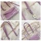 thumbnail image 4 of Bolso de hombro transparente para mujer, bolso de playa, bolso de mano, bolso portátil, decoración, púrpura Vogacara AP000905-04, 4 of 7