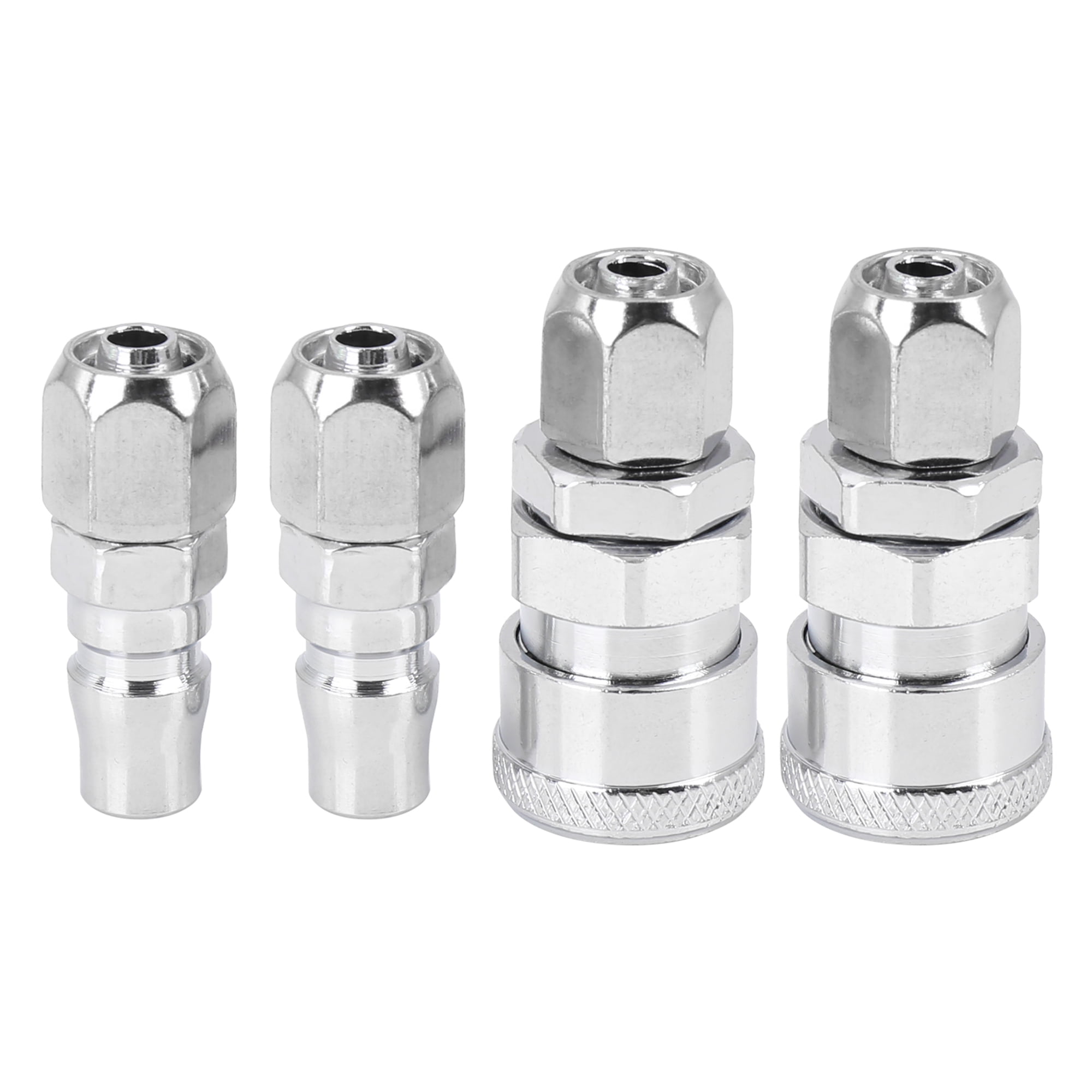 2 Set Car Auto Air Compressor Hose Fitting Kit for 10mm OD or 6.5mm ID