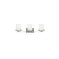 thumbnail image 3 of 5078CH Kichler Lighting Hendrik - 3 light Bath Fixture - with Soft Contemporary inspirations - 7.75 inches tall by 24 inches wide-Chrome Finish, 3 of 10
