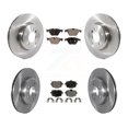 thumbnail image 1 of Transit Auto Front Rear Disc Brake Rotors and Semi-Metallic Pads Kit for Car BMW 640i xDrive Gran Coupe 535i K8F-103583, 1 of 11