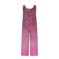 thumbnail image 7 of Womens Casual Summer Jumpsuits 2025 Romper Outfits Beach Vacation Trendy Fashion Overalls With Pockets Hot Pink L, 7 of 7