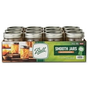 Ball Smooth-Sided Silver Lid Canning Jar