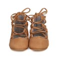 thumbnail image 4 of New Girl Little Angel Britt-911D Nubuck Caged Lace Up Ballerina Flat, 4 of 5