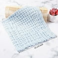 thumbnail image 3 of 10PCS Baby Towel Baby Bath Towel for Newborn Soft Baby Face Towel Muslin Cotton Hand Towel for Kids Baby Towel-Blue, 3 of 7