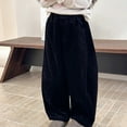 thumbnail image 5 of KVPLBQFD Girls Sweatpants Size 14-16 Cute Pants Grey Sweatpants Blue Pants Toddler Summer Clothes Little Girl Clothes Size 6-7 2 Year Old Girl, Black 11-12 Years, 5 of 6