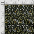 thumbnail image 1 of oneOone Cotton Flex Fabric Leaves & Floral Artistic Print Fabric by Yard 40 Inch Wide, 1 of 4