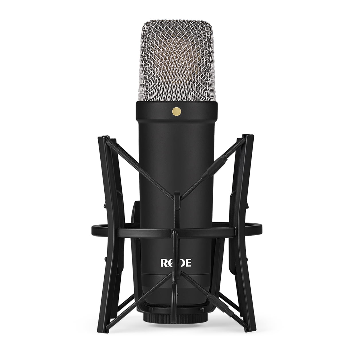 Rode Signature Series NT1 Cardioid Condenser Studio Microphone, Black, Bundle with H&A Microphone Stand and TAPH100 Studio Monitor Headphones
