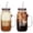 White Pattern-2, variant on Mason Jar Iced Coffee Cup With Handle 24oz Regular Mouth Jars Lid And Straw Glass Drinking Glasses Tumbler Reusable Cups Bottles For Travel Office Home
